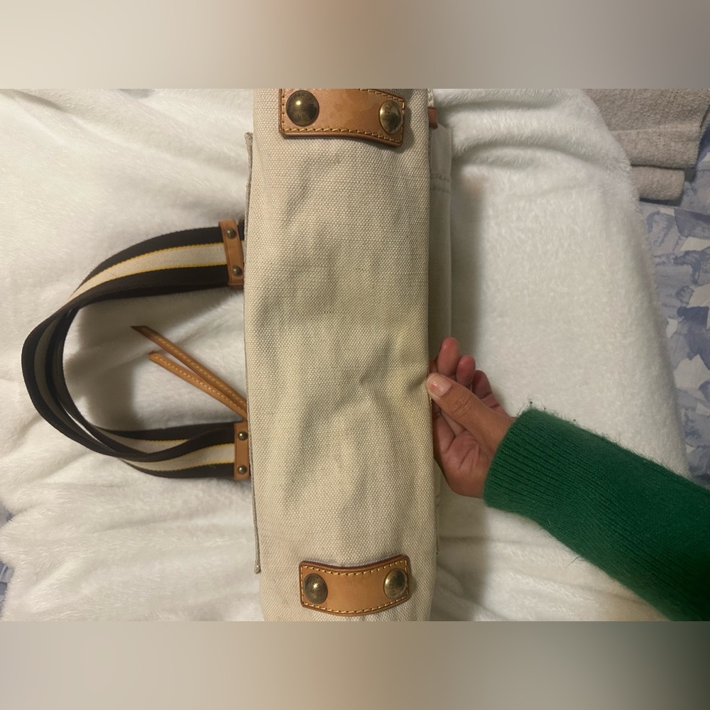 Authentic Louis Vuitton Limited Edition Globe Shopper Canvas Tote Bag - Picture 3 of 7